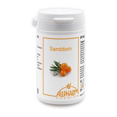 Abbildung von Sanddorn Allpharm Premium Kapseln 60 St