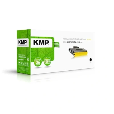 Abbildung von KMP Tonerkartusche passend für Brother TN2120 Black B T21 HL 2140 2150N 2170W, DCP 7030 7045N, MFC 7320 7440N 7840W,... etc.
