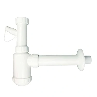 Abbildung von tecuro Siphon Flaschensiphon mit Geräteanschluss für Spülbecken, 1 1/2 Zoll,