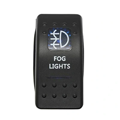 Abbildung von LED Mafia Nebellicht Nebler Nebelleuchte Fog Lights. Symbol Kippschalter Wippschalter Schalter Auto Boot KFZ LKW Licht 12V 24V