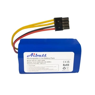 Abbildung von Aibatt Li ion akku, Ersatzakku für Proscenic Cocoa Smart 780T, 790T Staubsauger, Ersatz VR1717 Akku.(14.8V / 2600mAh)