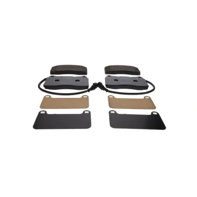 Abbildung von BOSCH 0 986 494 067 Bremsbelagsatz Low Metallic mit integriertem Verschleißsensor Anti Quietsch Blech ALFA ROMEO: 147, 156 Sportwagon, GT