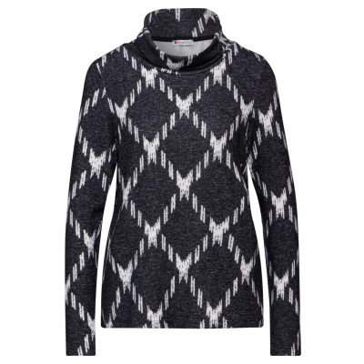 Abbildung von Street One MIT Rollkragen Strickpullover, Damen, Größe: 44, Schwarz