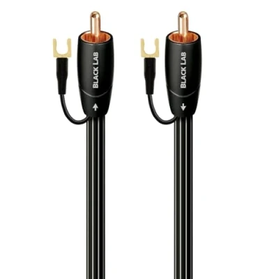 Abbildung von AudioQuest 8 m Black Lab Cinch Audiokabel, Schwarz Audiokabel (RCA, RCA, Cinch), Kupfer, m,