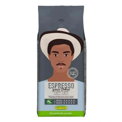 Abbildung von Rapunzel Heldenkaffee Espresso all&#039;italiana ganze Bohne