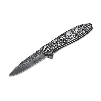 Abbildung von MAGNUM by BÖKER Taschenmesser Dia de los Muertos Einhandmesser Liner Lock Clip