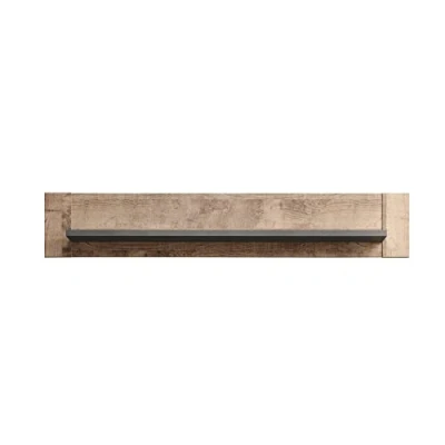Abbildung von trendteam smart living Wandregal Bücherleiste Bücherregal Wohnzimmer Georgia Aufbaumaß (BxHxT) 135 x 24 20 cm Farbe Tabak Eiche mit Matera 173548348