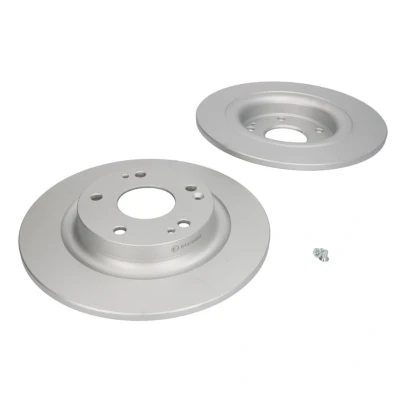 Abbildung von DELPHI BG5008C Bremsscheibe 282 10 5 voll beschichtet unbehandelt ohne Radlager, ABS Sensorring HONDA: CIVIC Schragheck, Stufenheck