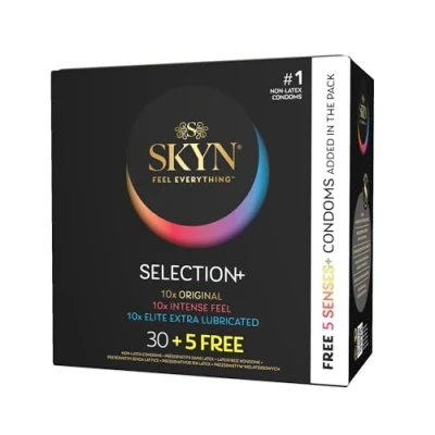 Abbildung von Kondom Mix „Selection+ 30+5free“, latexfrei