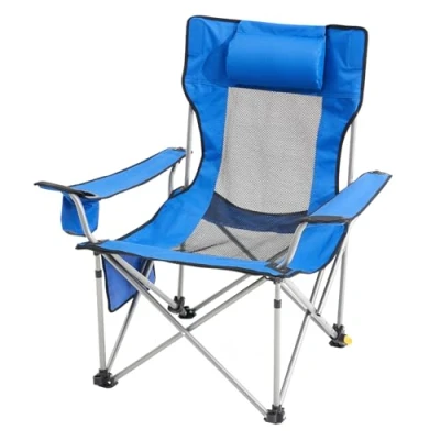 Abbildung von VEVOR Liegestuhl Campingstuhl Gartenstuhl Strandliege Klappstuhl 150kg Blau