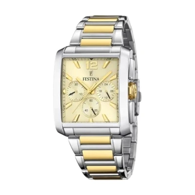 Abbildung von Festina Chronograph, Herren, Größe: One Size, Doré