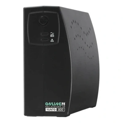 Abbildung von Online USV Systeme YUNTO 800 Unterbrechungsfreies Netzteil VA 3 Ausgänge AC Line Interaktivität Ununterbrochene Energieversorgung (800VA, 480W, 180V, 270V, 230V, 230V) Schwarz