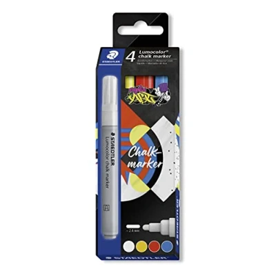 Abbildung von Lumocolor chalk marker ronde punt set 4 st