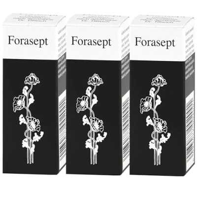 Abbildung von Forasept Ohrlochkosmetikum Lösung, 3er Set, 3x 7,5ml, Antiseptische Piercing Pflege für schnelle Heilung und hygienische Reinigung, Sterile Desinfektionslösung gesunde Ohrlöcher Piercings