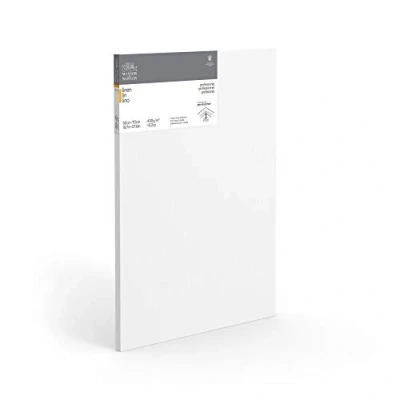 Abbildung von Winsor &amp; Newton 6204001 Professional Keilrahmen aus Leinen, 465 g/m², 3 fach grundiert, mittlere Körnung, ideal für die Ölfarben und Acrylfarben 100 x cm 6204014 Weiß Extragroß
