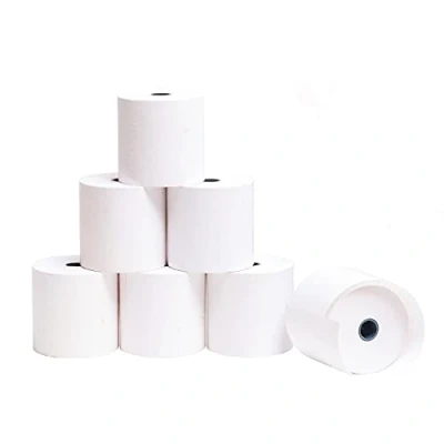 Abbildung von OFITURIA ® 24 Rollos Papel Térmico 80x60x12 mm para Sumadora Impresora TPV, Sin Bisphenol A