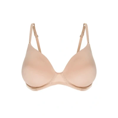 Abbildung von Hunkemöller Damen Vorgeformter Bügel BH Super soft E75, Tan
