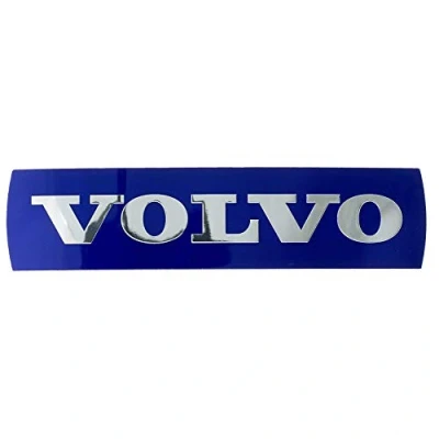 Abbildung von Volvo, Logo für vorderes Kühlergrill, 31214625, blau