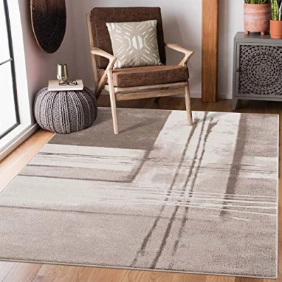 Abbildung von Carpet City Teppich &quot;Moda&quot;, rechteckig, Kurzflor, Modern, Geo Muster, Weicher Flor