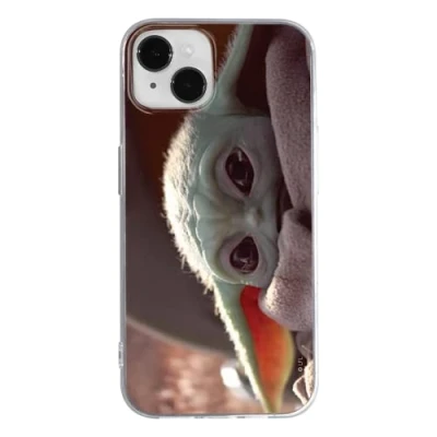 Abbildung von ERT GROUP Handyhülle für Apple iPhone 14 Original und offiziell Lizenziertes Star Wars Muster Baby Yoda 021 optimal an die Form des Handy angepasst, hülle aus TPU