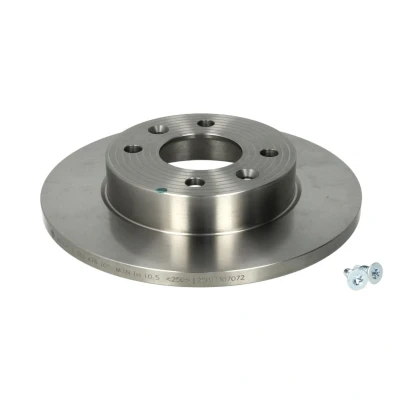 Abbildung von BOSCH 0 986 478 105 Bremsscheibe 237,8 11,9 6 100 voll geölt mit Schrauben RENAULT: TWINGO 1, CLIO 2 Kasten,