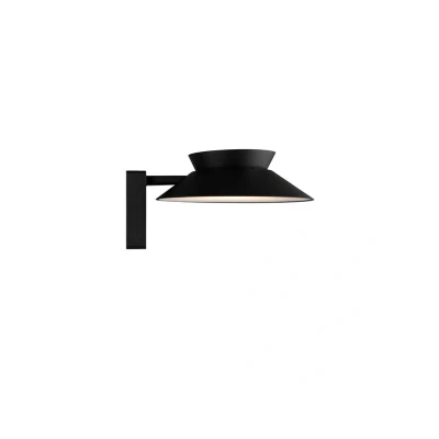 Abbildung von LED Solar Außenwandleuchte Justina, schwarz, Sensor, Metall