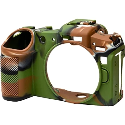 Abbildung von easyCover Silikon Kameratasche Schutz für Ihre Kamera Canon RP Camouflage