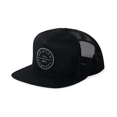 Abbildung von Brixton Men&#039;s Pledge MP MESH Cap, Black/Black, One Size