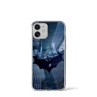 Abbildung von ERT GROUP Handyhülle für iPhone 12 Mini Original und offiziell Lizenziertes DC Muster Batman 071 optimal an die Form des Handy angepasst, hülle aus TPU