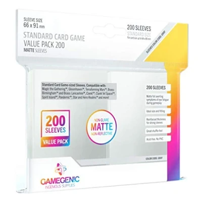 Abbildung von GameGenic Standard Card Game Sleeves Value Pack 200