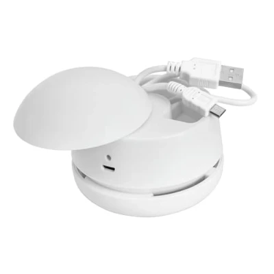 Abbildung von Wedo Tischstaubsauger W2D2 wiederaufladbar USB weiß