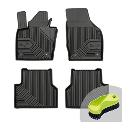 Abbildung von FROGUM No.77 Gummimatten Ganzjahresset von Auto Fußmatten Autofussmatten für Audi Q3 I 2011 2018 Langlebiges TPE Material