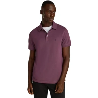 Abbildung von Tommy Hilfiger 1985 SLIM Poloshirt, Herren, Größe: 3XL, Heritage plum
