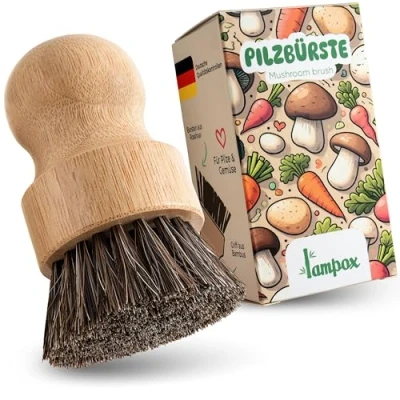 Abbildung von Pilz und Gemüsebürste 1 St