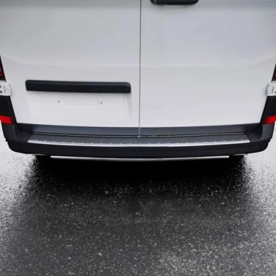 Abbildung von OMAC Ladekantenschutz Stoßstange kompatibel mit VW Grand California 2018 2024 Edelstahl Chrom