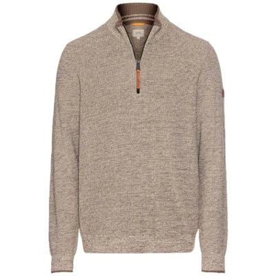 Abbildung von camel active Strickpullover, Herren, Größe: 5XL, Kitt