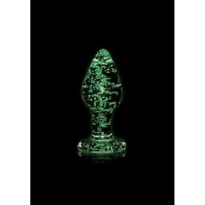 Abbildung von Ouch! Glass Butt Plug Glow in The Dark Large Green (Glass, Large)