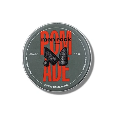 Abbildung von Men Rock Pomade Starker Halt, Mittlerer Glanz, für Alle Haartypen, Fruchtig Frischer Duft, 30ml