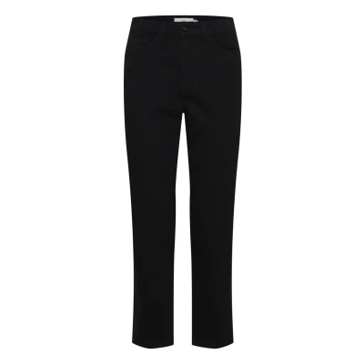 Abbildung von ICHI Raven Jeans Straight Leg, Damen, Größe: 31, Black
