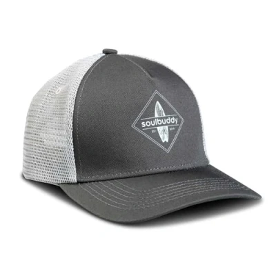 Abbildung von Soulbuddy Trucker Cap Kinder Unisex Kinderkappe Schirmmütze für Jungen &amp; Mädchen Trendiger Sonnenhut Outdoor Freizeit Light Grey Größe M