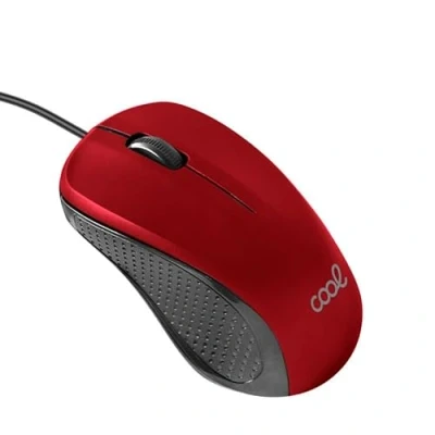 Abbildung von Cool USB Maus, kabelgebunden, Rot