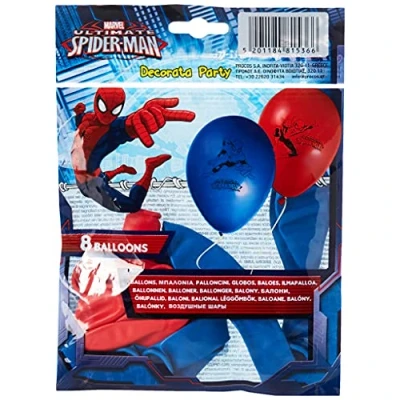 Abbildung von Ballon Ultimate Spiderman 8 Stücke