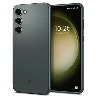 Abbildung von Spigen Thin Fit Hülle Kompatibel mit Samsung Galaxy S23 5G Grün