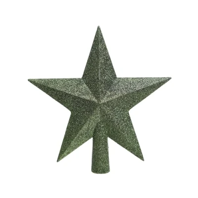 Abbildung von Peak plc stern l4.2b19h19 cm d.grün Weihnachtsdekoris Decoris