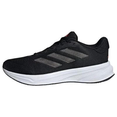 Abbildung von adidas Performance Response Laufschuh Straße Core black carbon solar red, Herren, Größe: 43 1/3, red Schuhe