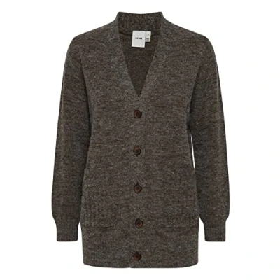 Abbildung von ICHI Ihmarat Strickjacke, Damen, Größe: Small, Coffee bean