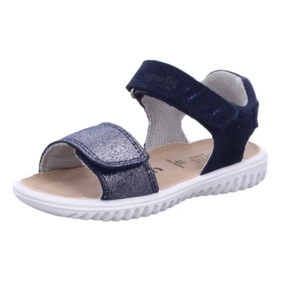 Abbildung von Superfit Sparkle Riemensandalette für Kinder, Größe: 25, Blau Schuhe