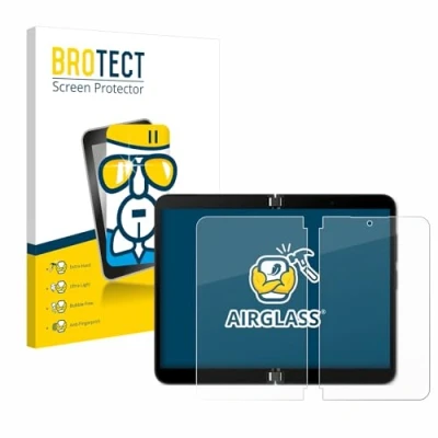 Abbildung von BROTECT Schutzglas für Microsoft Surface Duo 2 (Inneres Display) Schutzfolie Panzer Folie Glas [Extrem Kratzfest 9H, Anti Fingerprint,