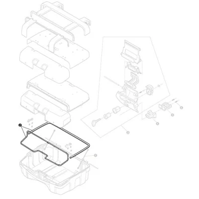 Abbildung von Givi Z2072R Kofferdichtung für TRK33/46N, Schwarz, Größe 40