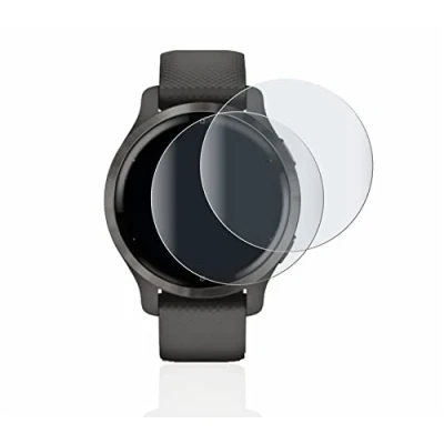 Abbildung von BROTECT Full Cover Schutzfolie Matt für Garmin Venu 2S (2 Stück) Screen Displayschutz Folie, 3D Curved, Anti Reflex